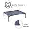 Pet Adobe Elevated Portable Pet Bed Cot-Style 24.5 inx18.5 inx7 in for Dogs and Small Pets, Indoor / Outdoor 698759VVS - alternate 3